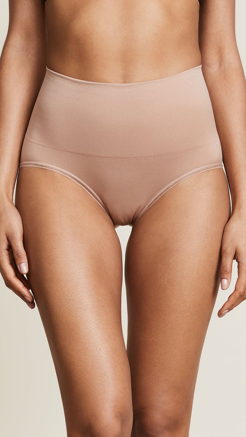Yummie womens Ultralight Seamless Briefs, Almond, Large-X-Large US - Image 2